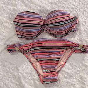 Victoria’s Secret Striped Bikini Set